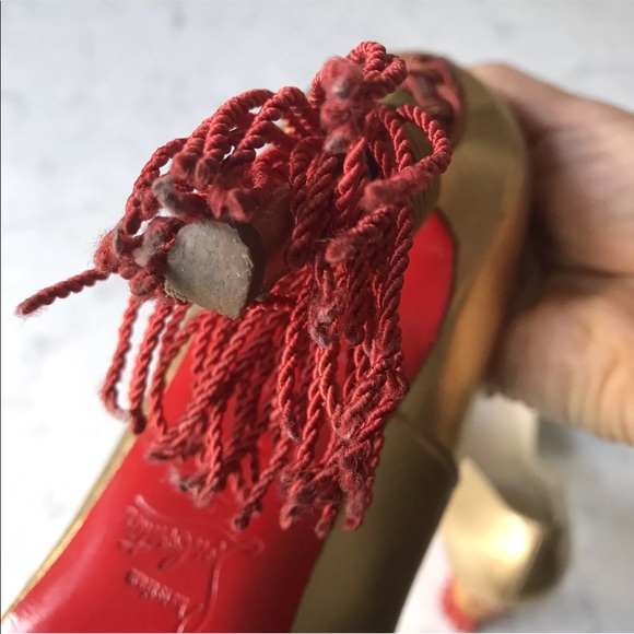 Christian Louboutin Pigalle Tassel Heels - Picture 7 of 8